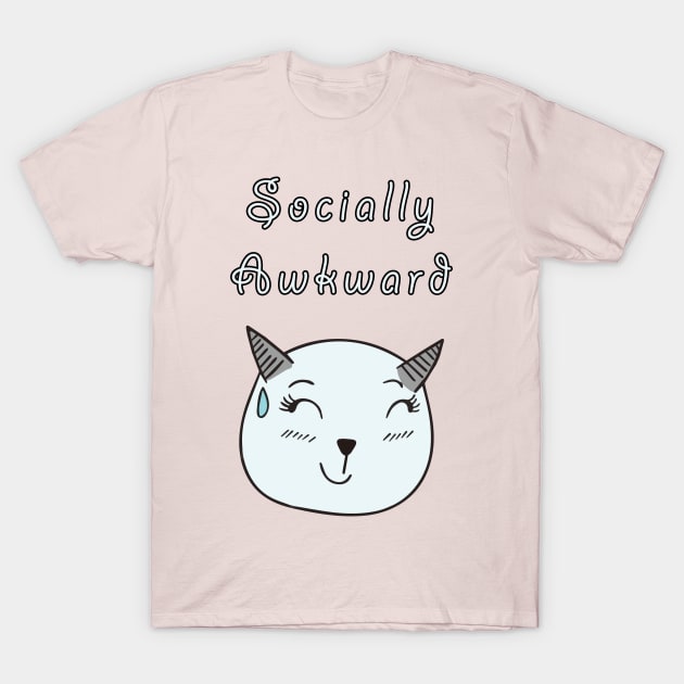 Socially Awkward T-Shirt by lilmousepunk